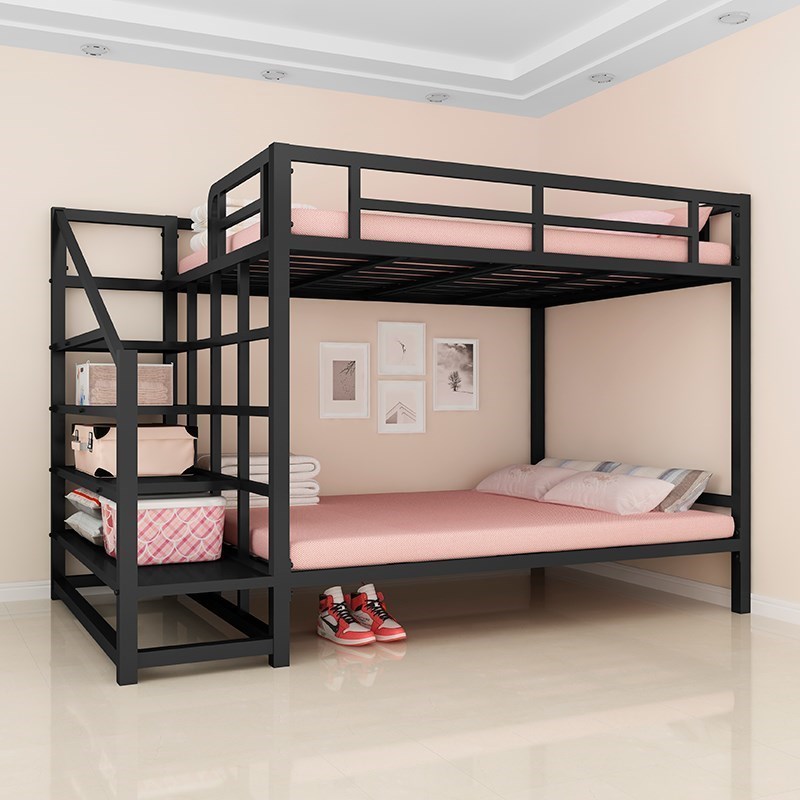 Iron Bunk Bed for Small Apartments - 