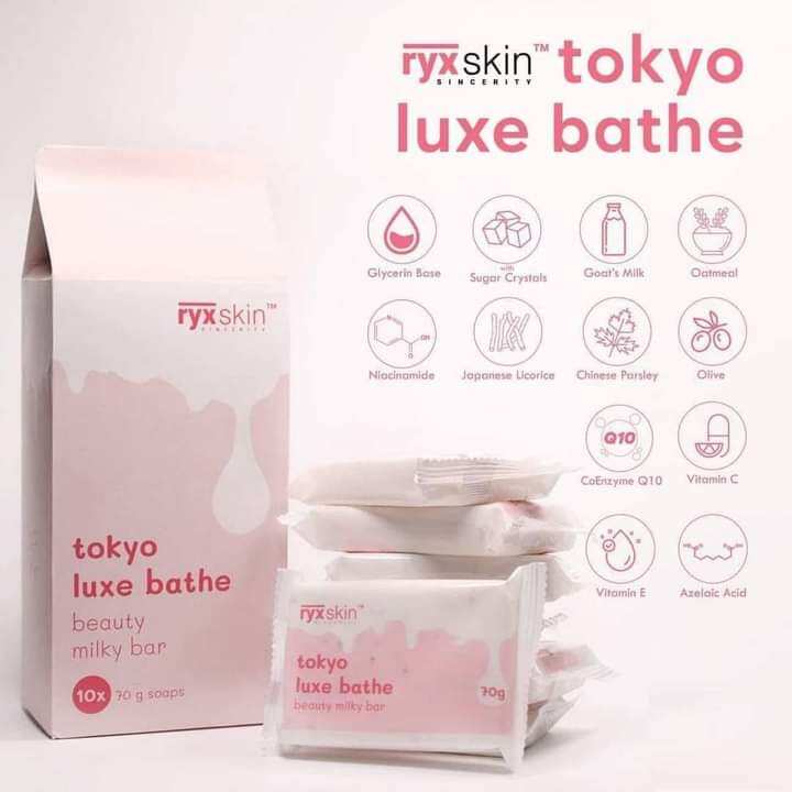 RYX Tokyo luxe bath soap plus freebies Lazada PH