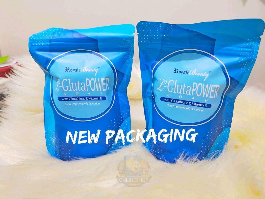 Royale L-Gluta Power Soap with Glutathione & Vitamin E Brightening Body  Soap All Skin Types Soap - Lazada