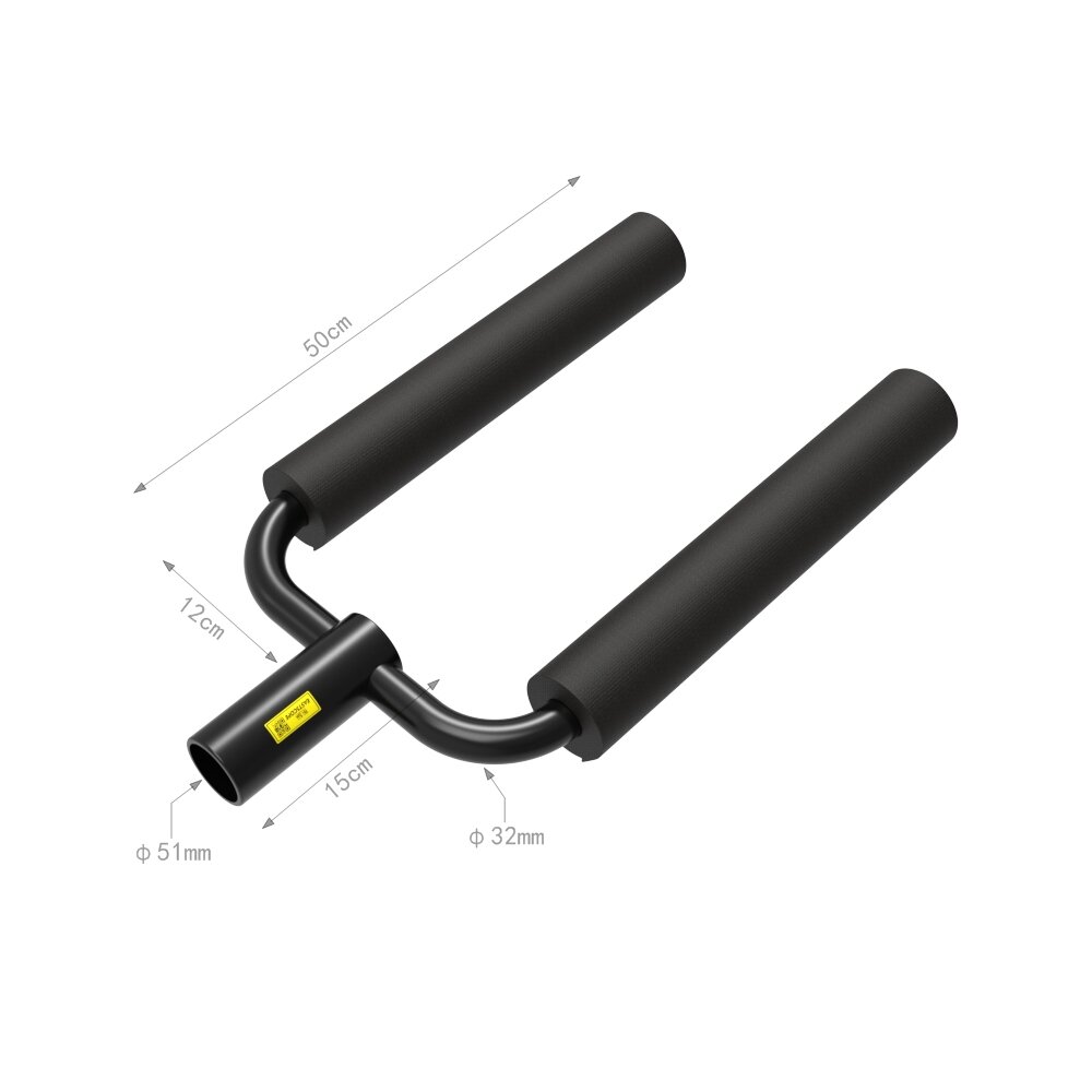 East Squat ShoulderMounted Barbell Bar Handle Rowing Pullup Back Explosive Force Core Training