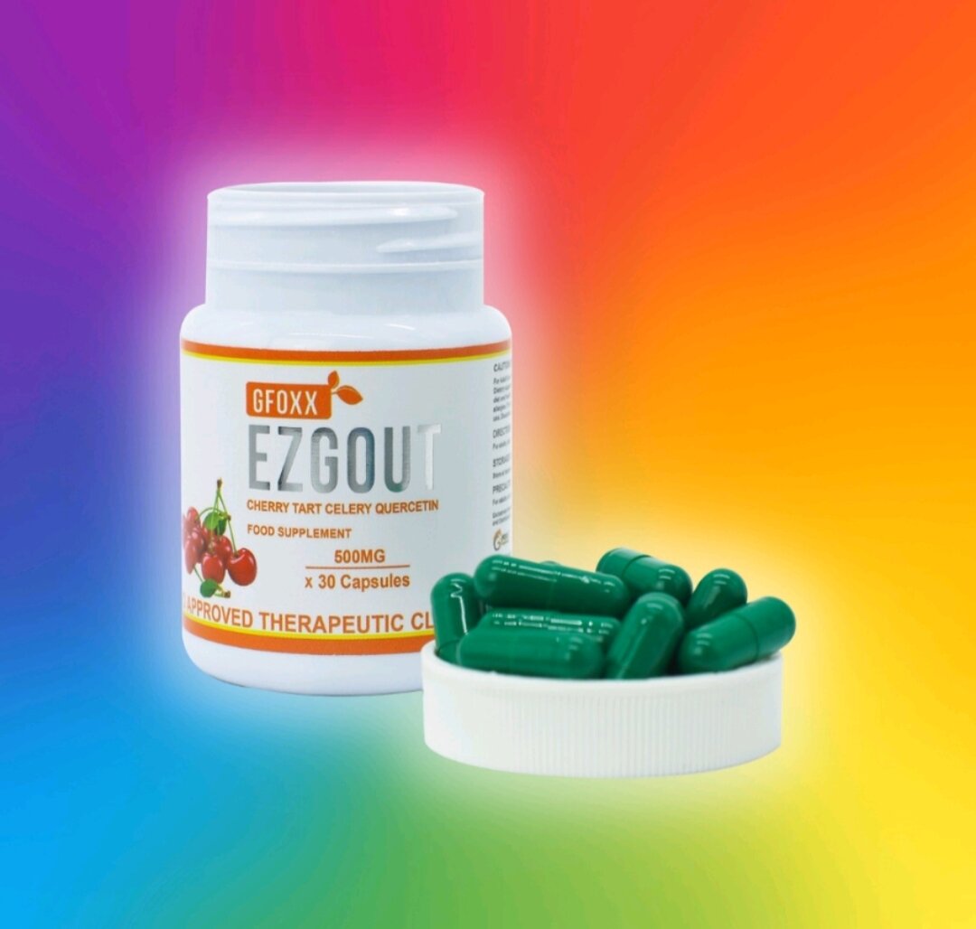 Krasiva Shop GFOXX Original Ezgout Food Supplement for uric acid,arthritis,gout arthrelief