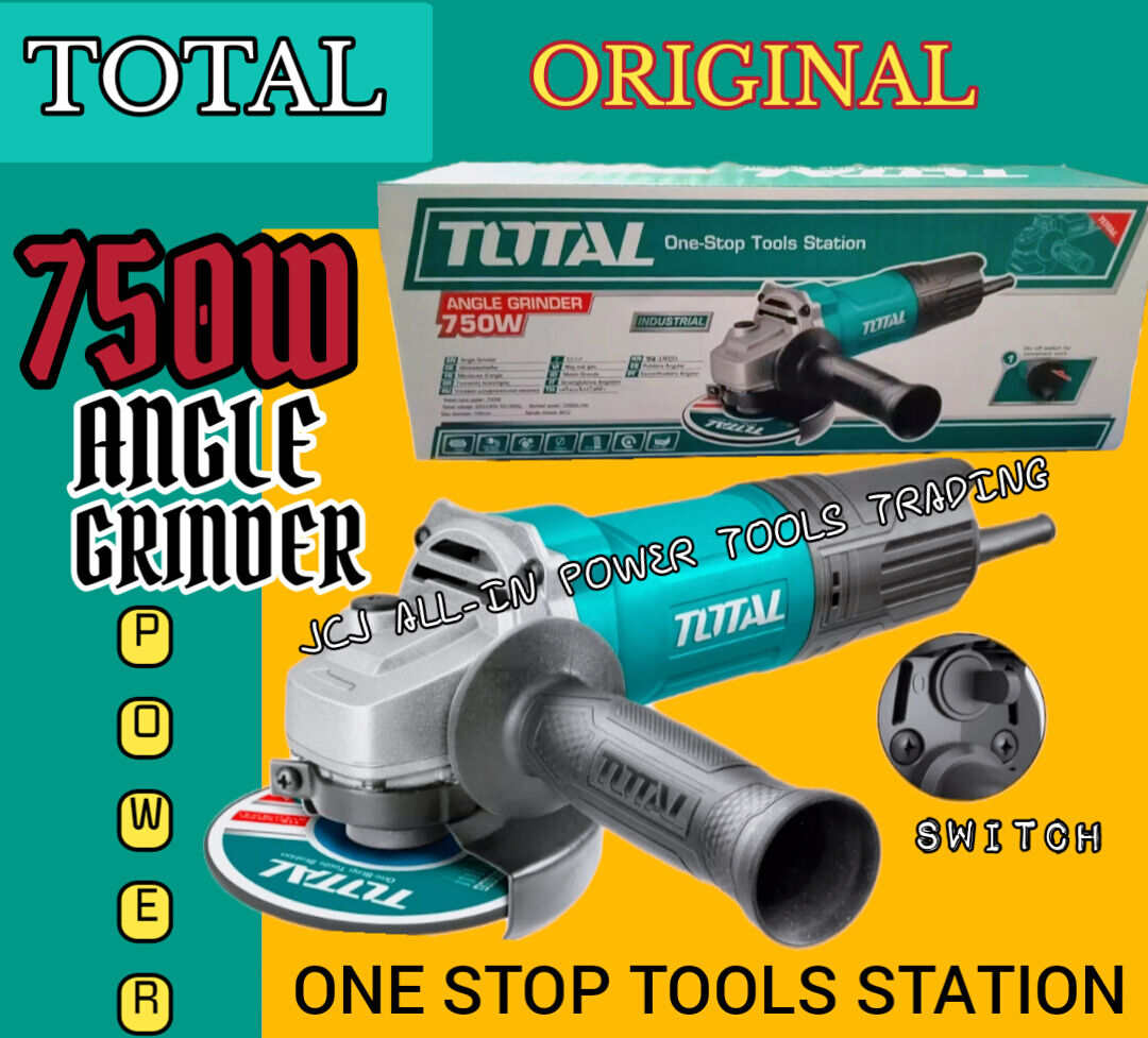 HEAVY DUTY ANGLE GRINDER 750W TOTAL ORIGINAL/ ORIGINAL ANGLE GRINDER
