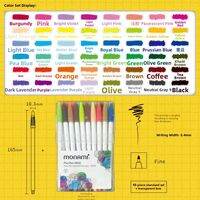Monami | Watercolor Fiber Pen for Hand-drawn Notes 60 Colors
