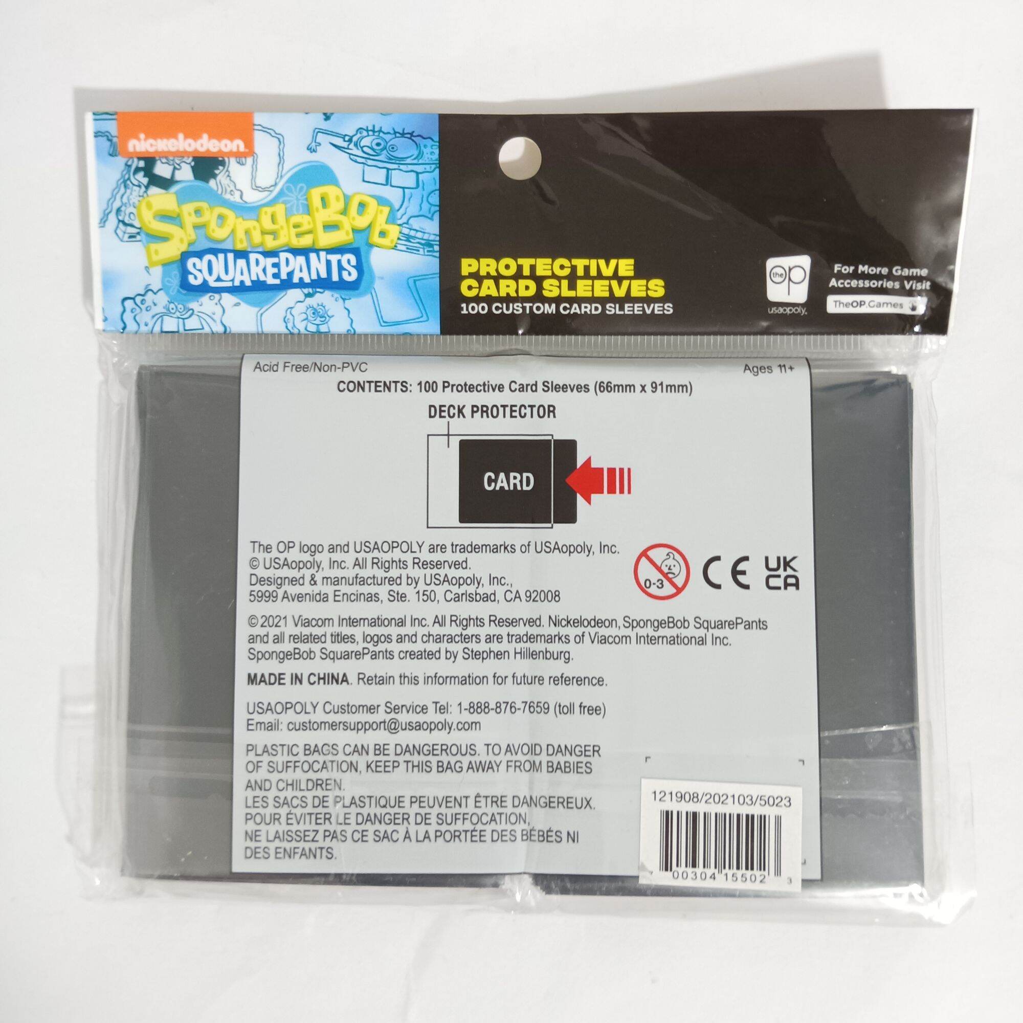 spongebob squarepants card sleeves SpongeBob Card Sleeves : Amazon.de: Spielzeug main image 1