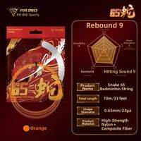 P.R IND | High Durability & Elasticity Badminton Racket String High Tension Suitable