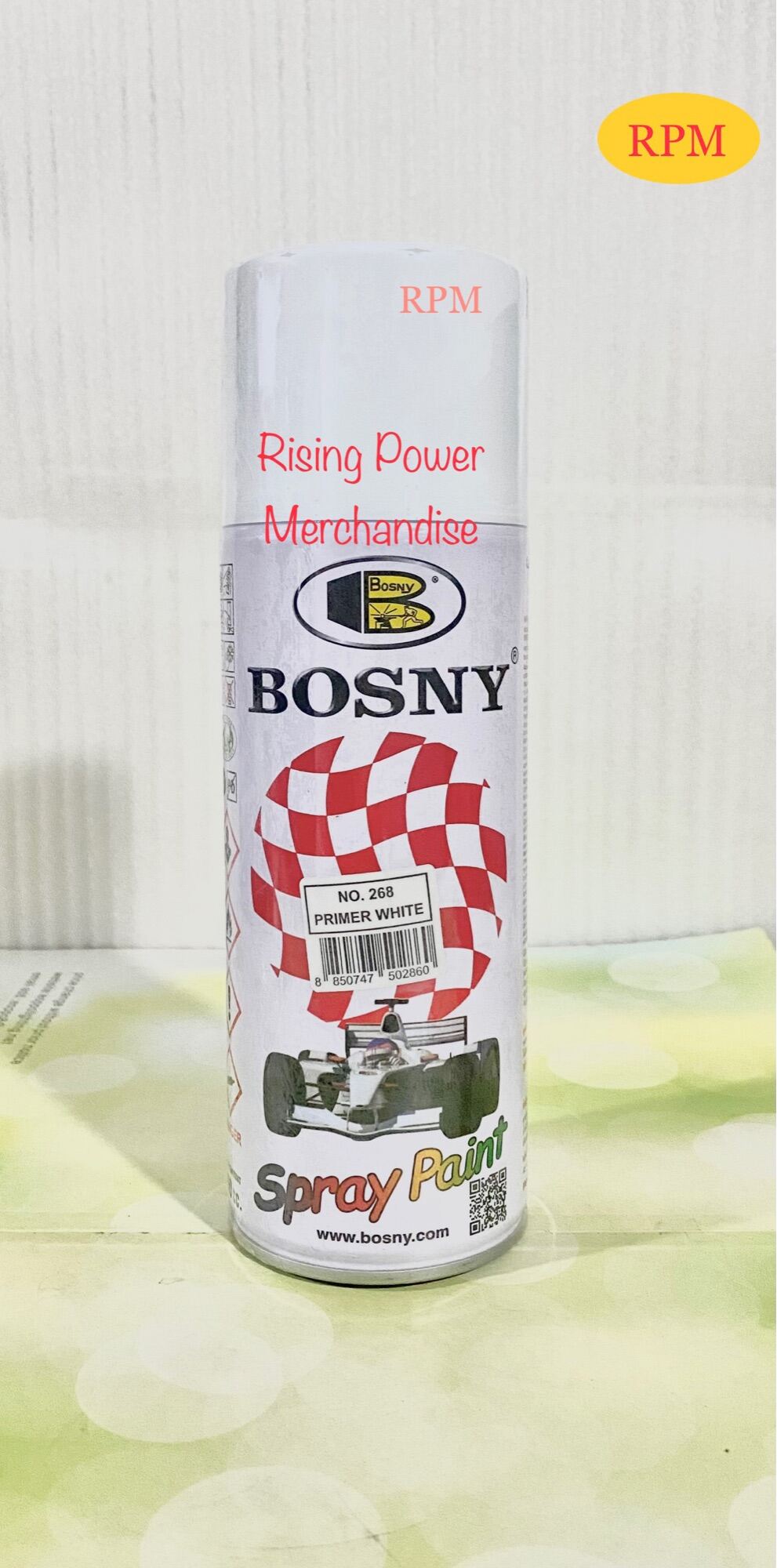 Bosny Spray Paint Primer White No. 268