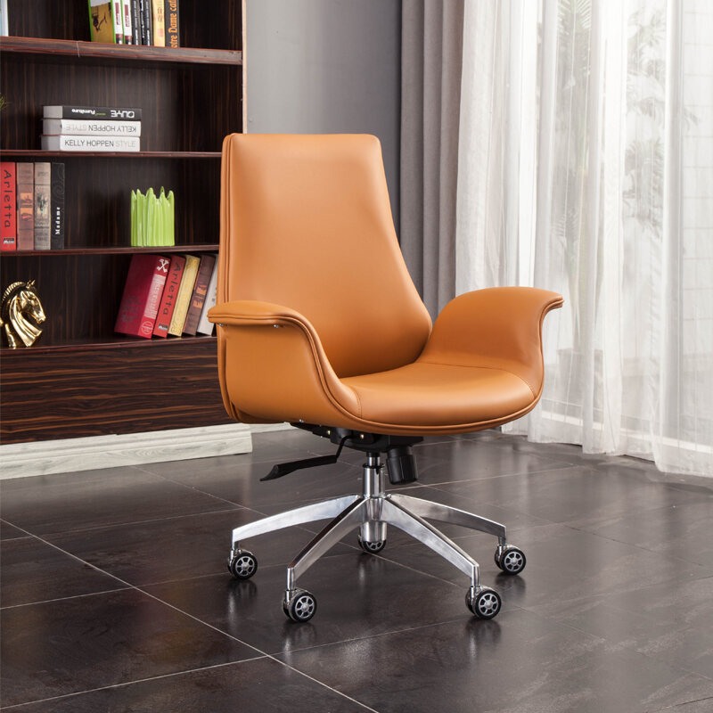 Executive Chair Home Modern Minimalist Office Leather Reclining Staff ...