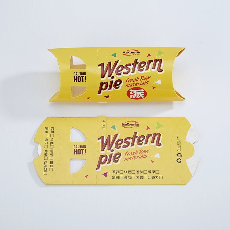Pie Box FRUIT COLOR Packing Box Red Bean Pie Taro Pie Apple Pie