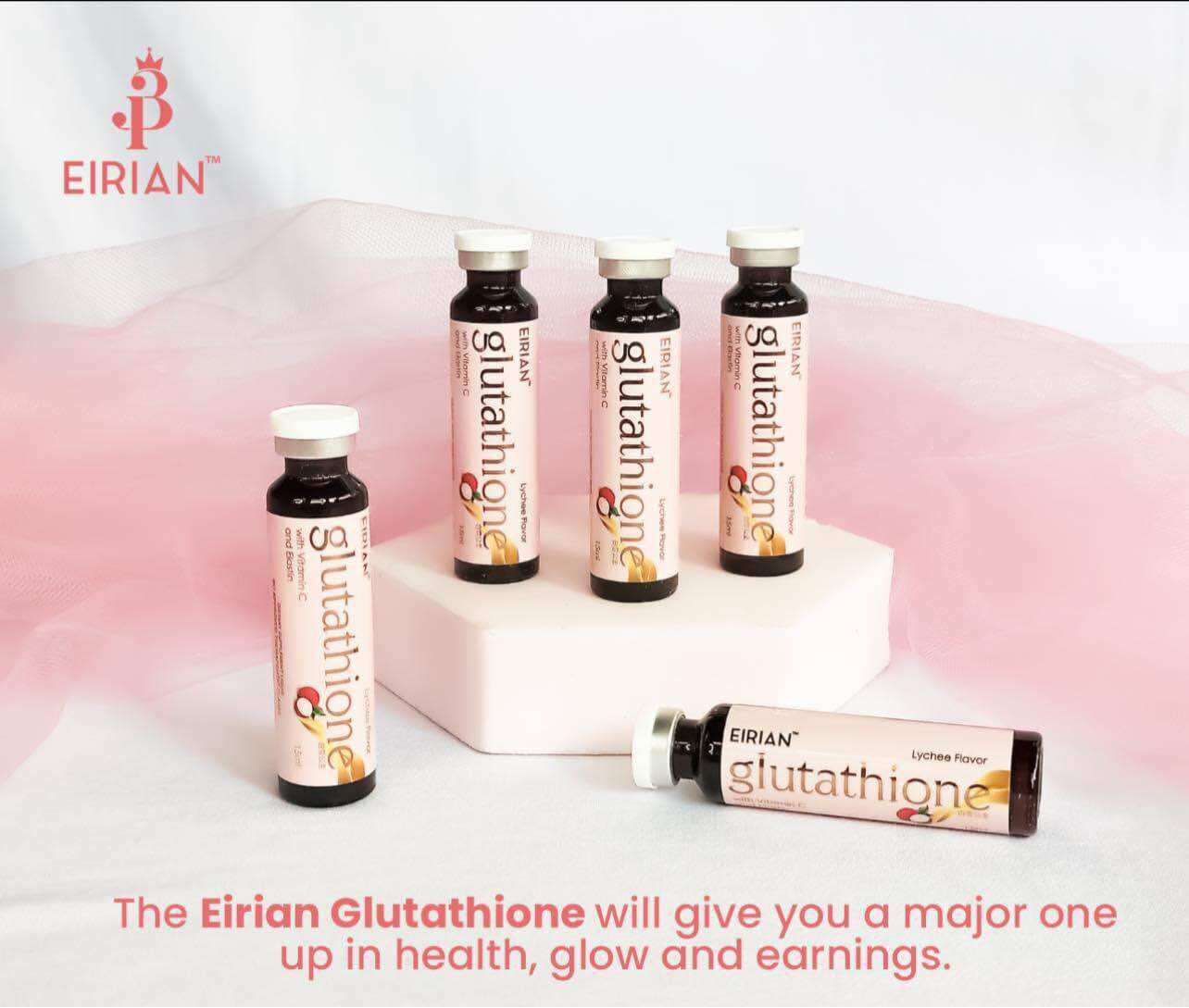 EIRIAN GLUTATHIONE with Vit C & Elastin VIALS ONLY Multi-Pack Glutathione  Supplement 8-Day Supply Glutathione Vials Set Of Glutathione Vials - Lazada 