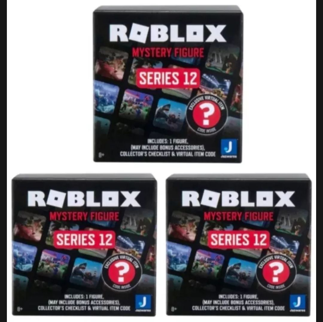  Roblox Action Collection - Series 12 Mystery Figure 6-Pack  [Includes 6 Exclusive Virtual Items] : Toys & Games