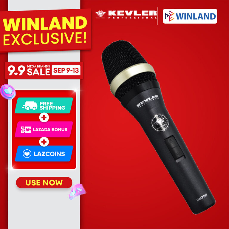 Kevler Professional DM750 Dynamic Microphone: Supercardioid Precision for Performances