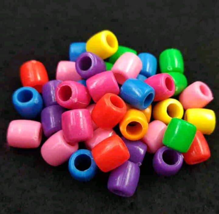 Macaroni Assorted Beads 11.5*10.5mm (250grams) Used for Making Jewelry Accessories and other Crafts Size : 11.5*10.5mm
