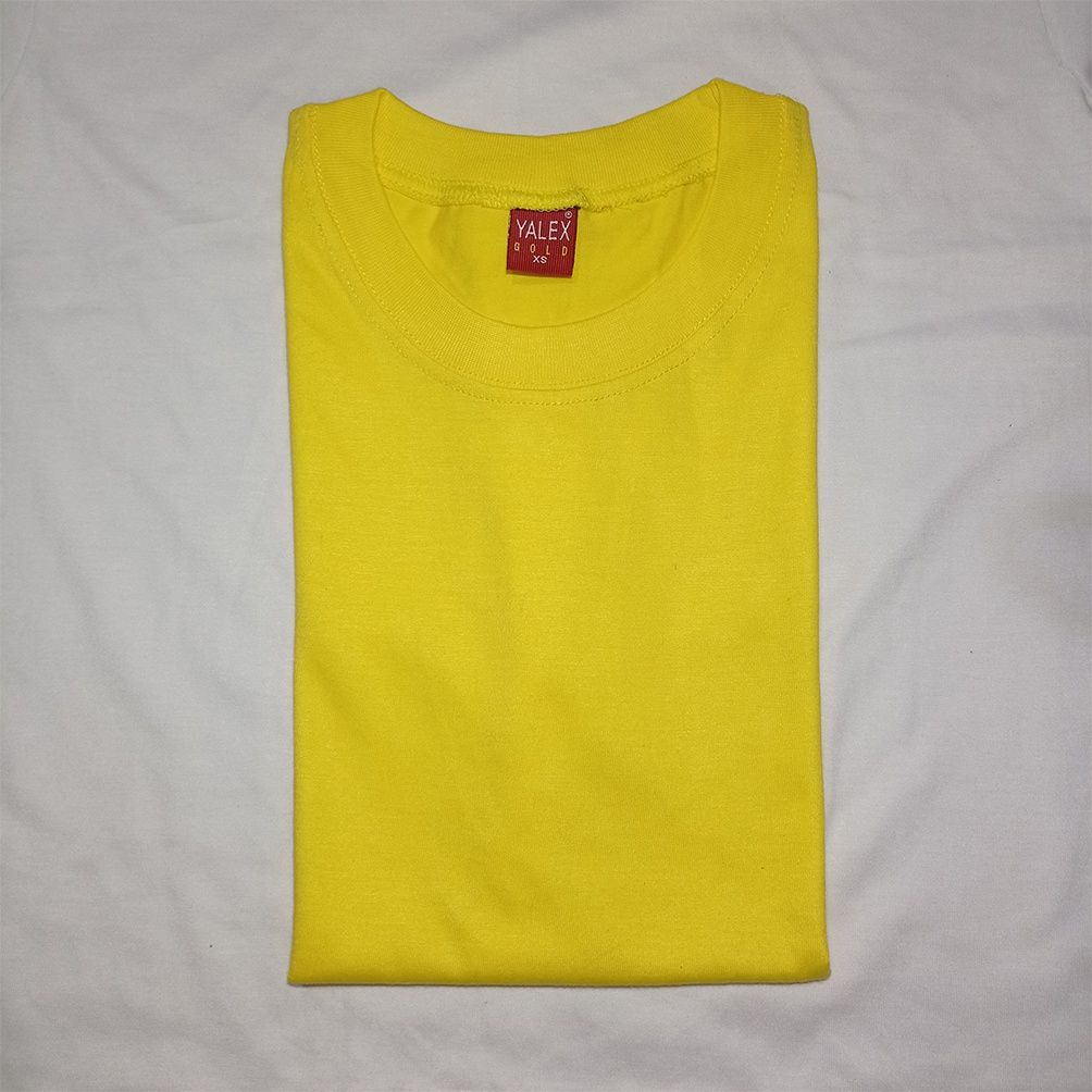 Yalex RoundNeck Plain Shirts Light Colors For Adult (Red Label) Makapal ...