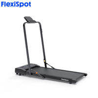 FlexiSpot WPS02 2-in-1 Walking Treadmill 40.5″x15.7″ Walking Area with 264lbs Load Capacity LED Display and Remote Control Ideal Standing Desk Mate