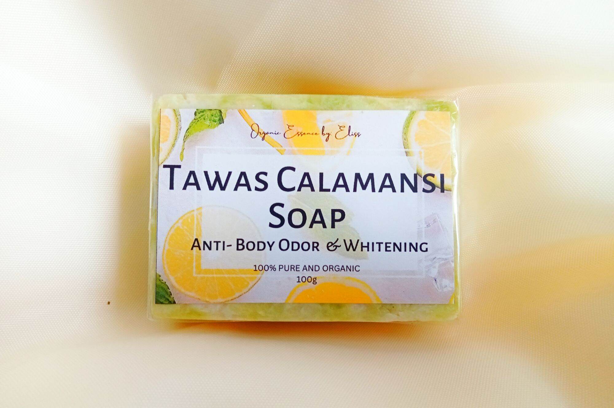 Tawas Calamansi Soap 100g. 