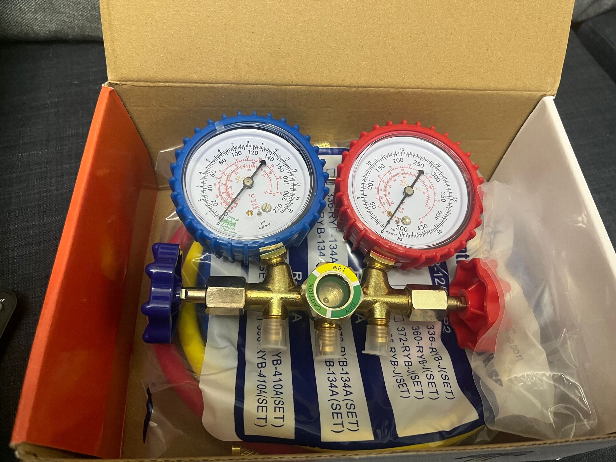 Manifold Gauge Set for R134a/R22/R12 Auto Aircon Lazada PH