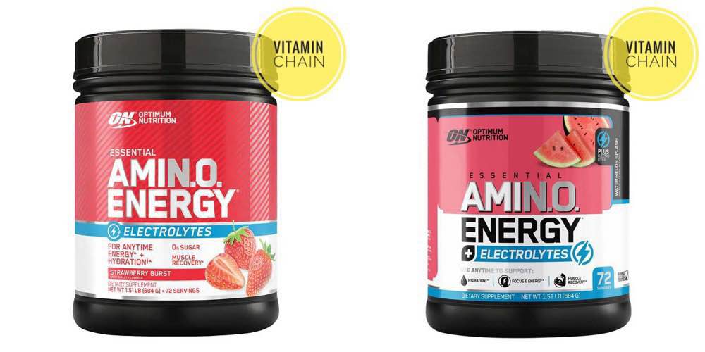 Optimum Nutrition Essential Amino Energy + Electrolytes, Strawberry Burst,  1.51 lbs