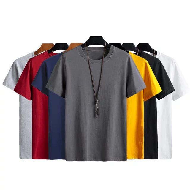 PLAIN T-SHIRT ROUND NECK MEN/WOMEN WITH SIZES SMALL-XXL