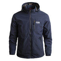 VUUG Waterproof Jacket For Men Outdoor Spring and Autumn Single Layer & Thin Windproof Jacket for Men Mountaineering Suit