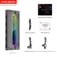 Coolmoon | ARGB Sync Thermal Control Silent Case Fan 12cm