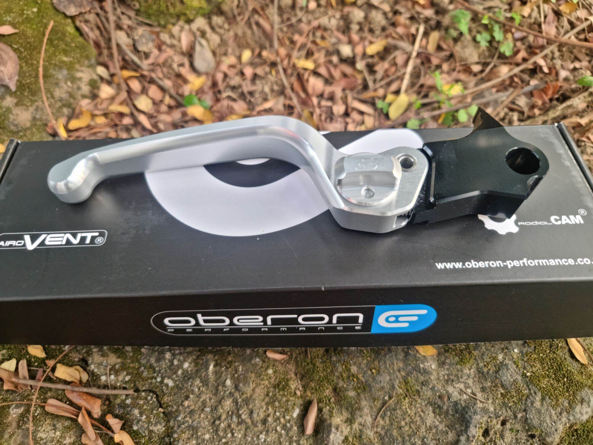 Oberon Adjustable Lever B070 Brake Custom Silver for Harley Davidson