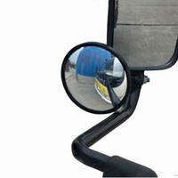 Large Bus Truck Rearview Mirror Back-Up Assistance Blind Spot Mirror Wide View Reflective Mirror Add-On Ground Mirror Big round Mirror