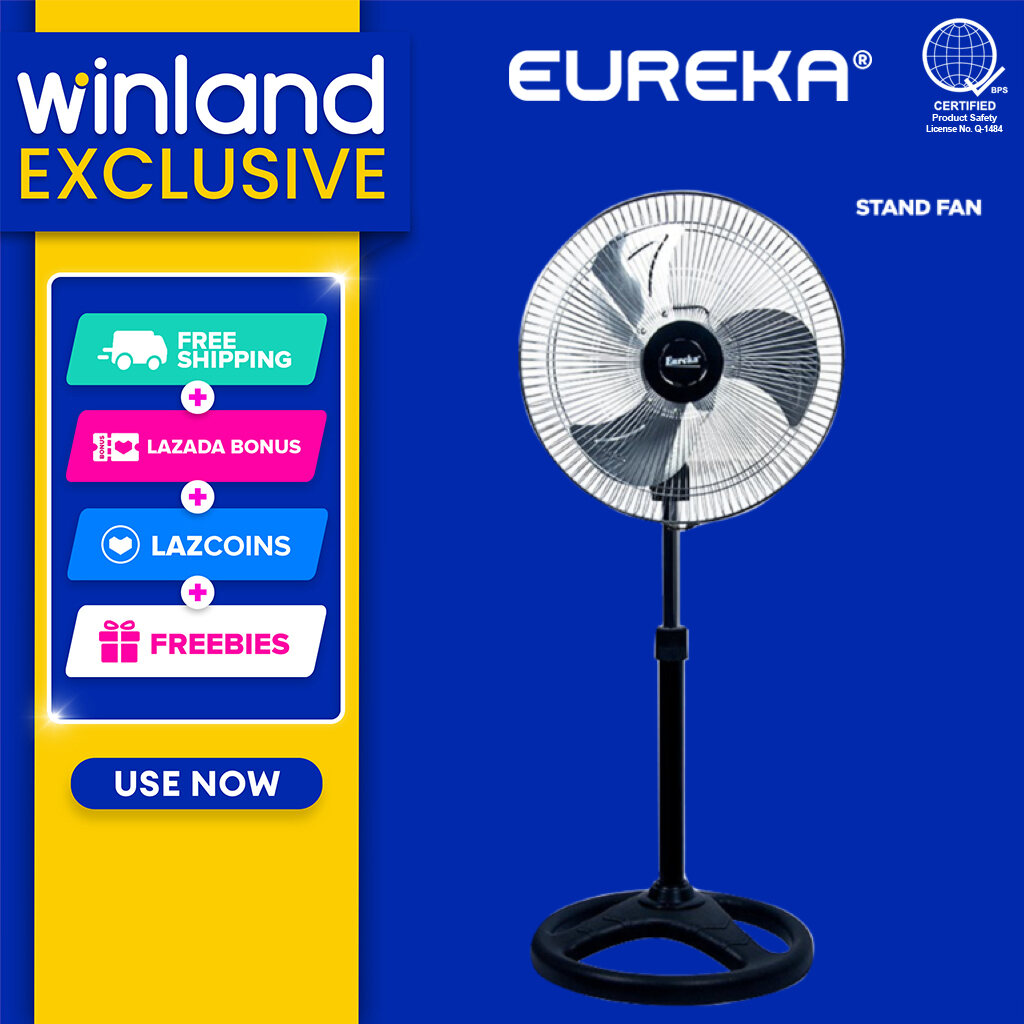 Eureka by Winland 18" Stand Fan | Electric Fan 70w EISF-18