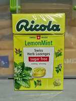 Ricola  Sugar Free Swiss Herb Lozenges LemonMint 40g