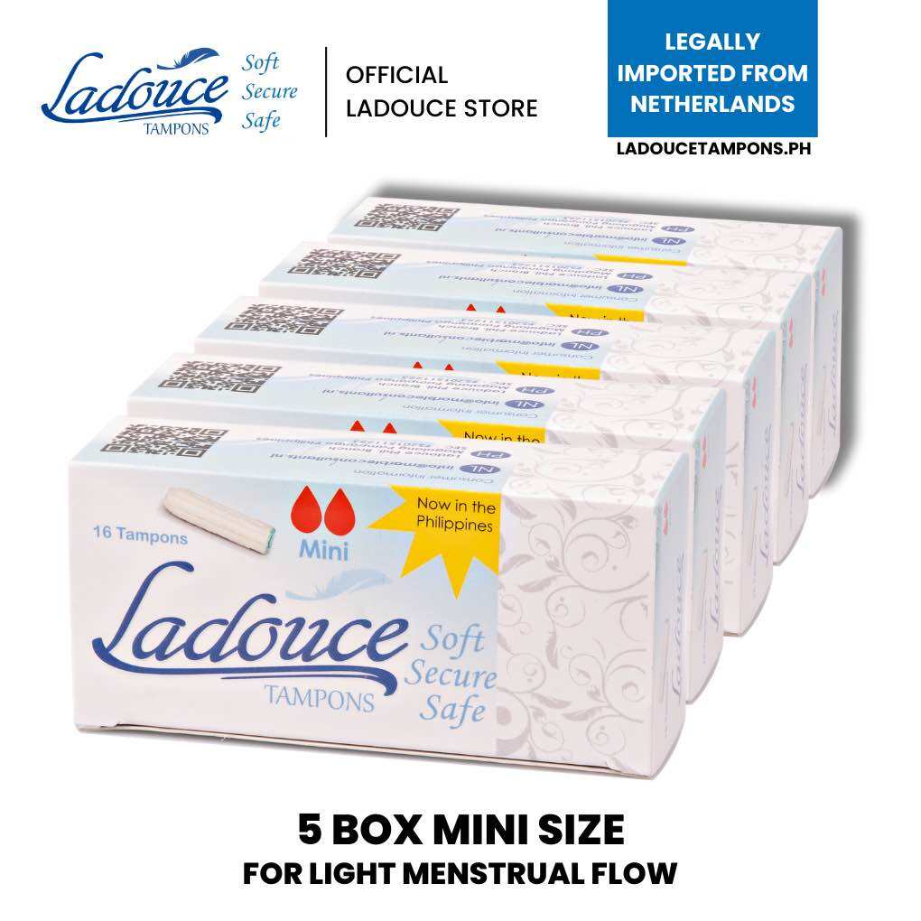 80 Ladouce® Mini | Super Absorbent Tampons With FREE SAMPLE 1 PC MINI ...