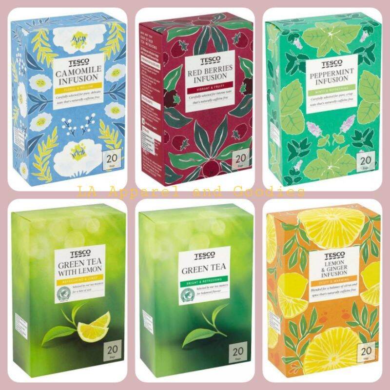Lemon Tesco Twinings Peppermint Tea Twinings Lemon Green Tea 20