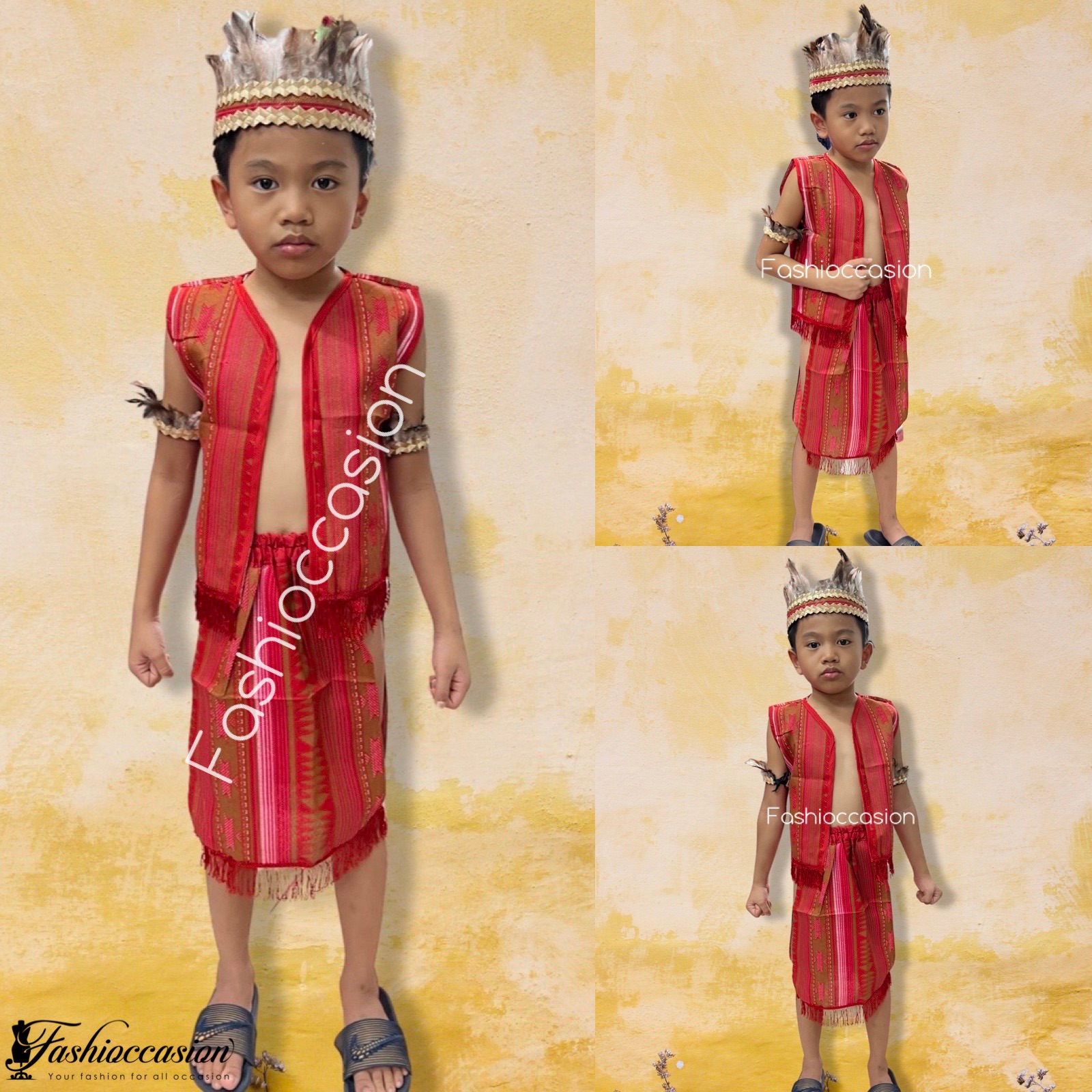 Igorotifugao Boy Set For Buwan Ng Wika Costume For Kids Lazada Ph