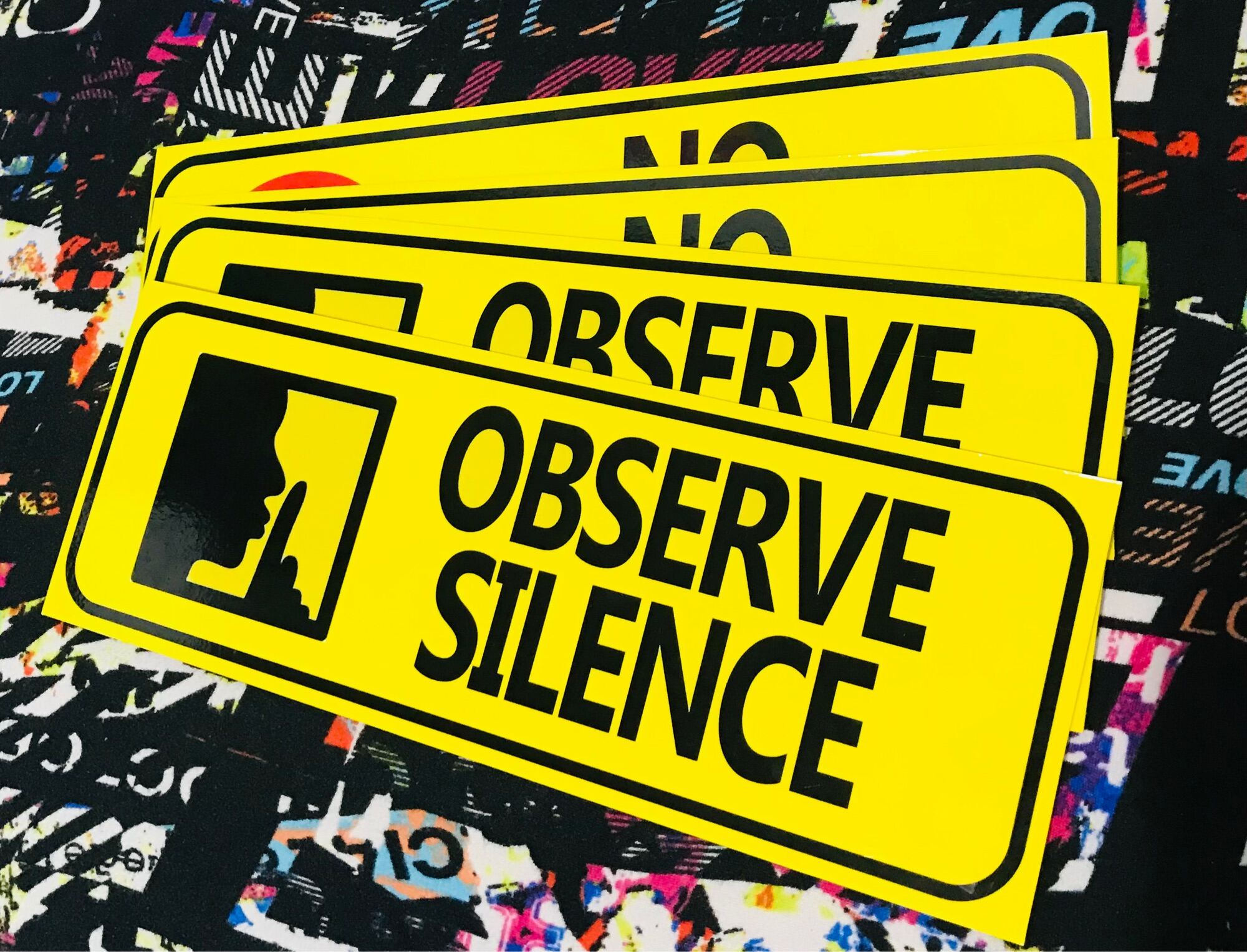 Observe Silence Signage Lazada PH
