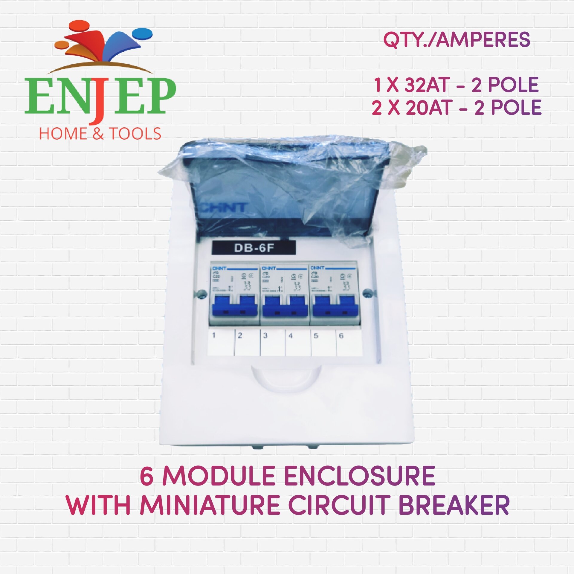 6 Way Distribution Box With Circuit Breaker | Lazada PH