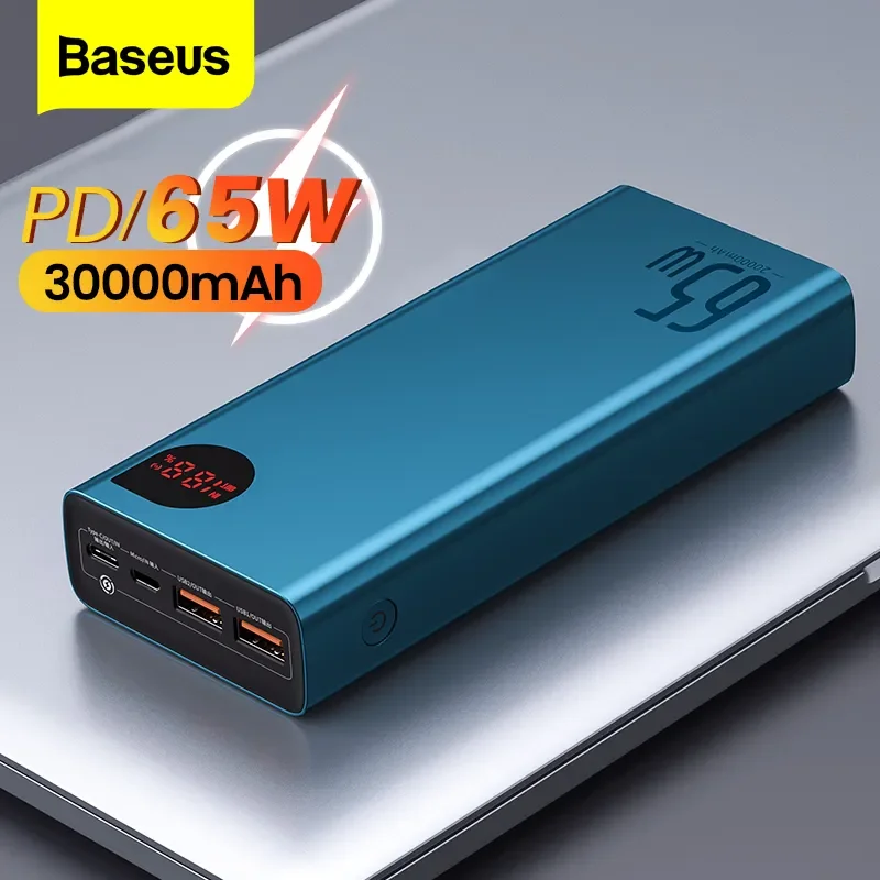 Baseus 20000mAh Laptop Powerbank with 65W Fast Charging