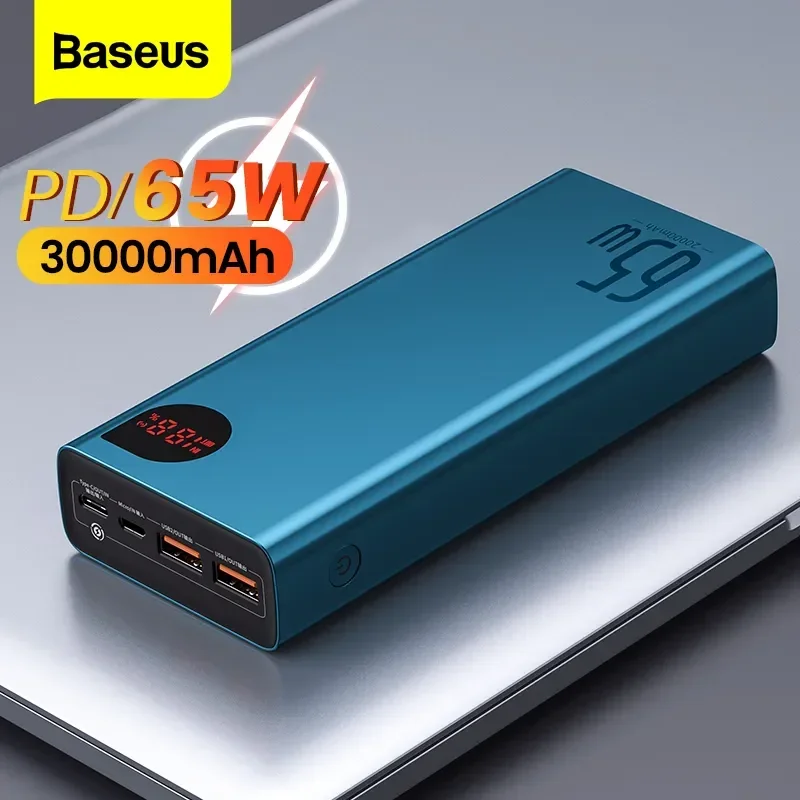 Baseus 20000mAh Laptop Powerbank with 65W Fast Charging