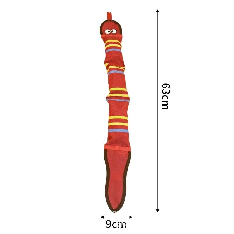 Dog Toys Oxford Cloth Chew Cleaning Teeth Toy Puppy Training Interactive Supplies Pet Snake Shape Bite Resistant Toys. 