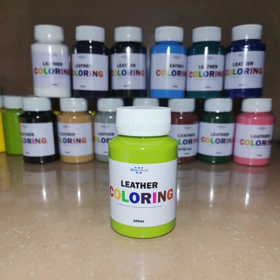 Leather Coloring Paint for All types of Leather Goods 50ml 100ml