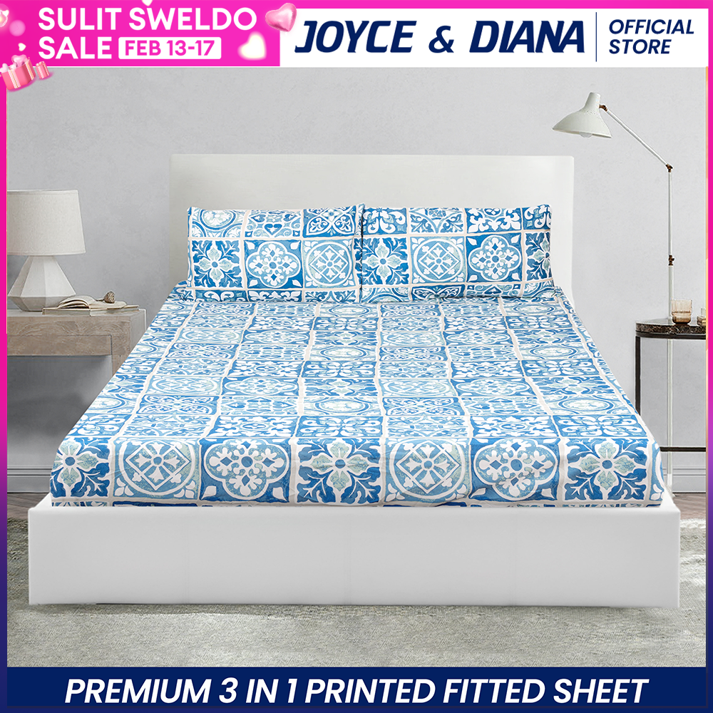 Joyce & Diana Printed Bed Sheet Set - 3 Piece Collection