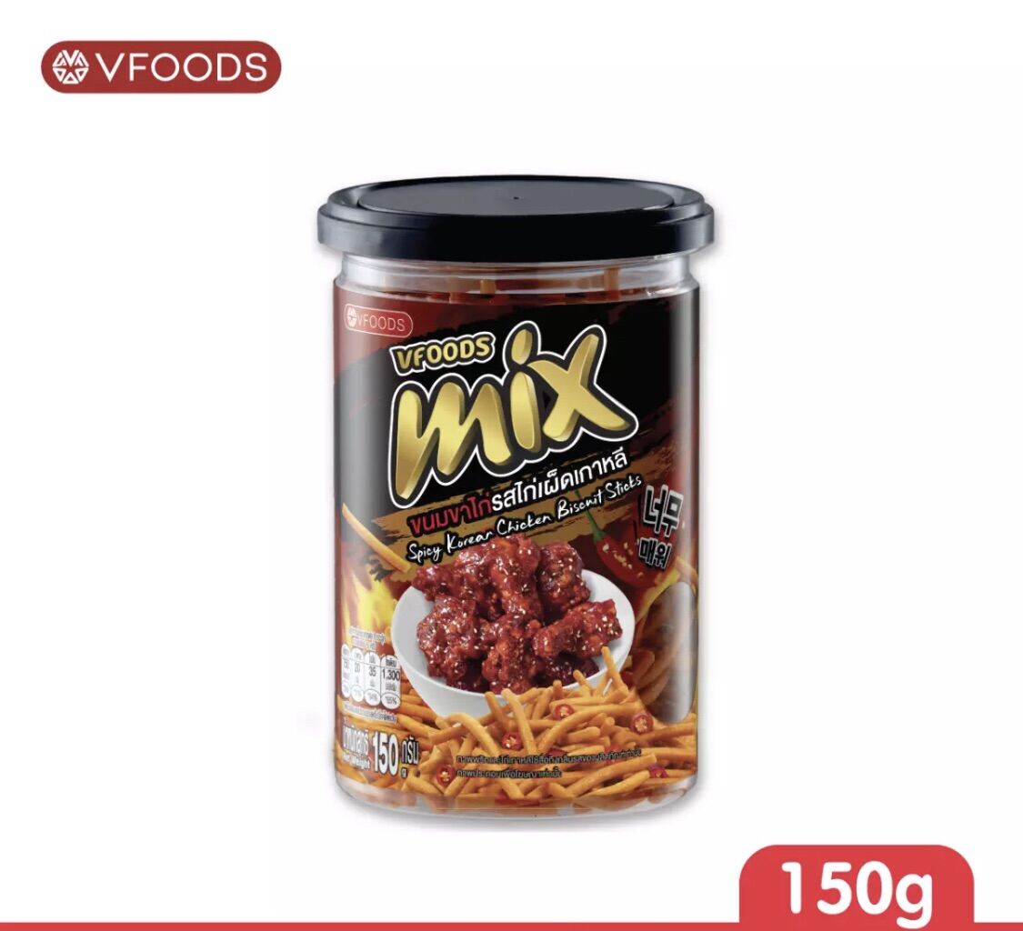 VFoods Mix Biscuit Thailand 150g (Halal) Chicken Leg Snack Spicy Korean ...