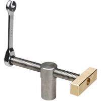 Woodworking Desktop Clip Fast Fixed Clip Clamp Brass Fixture Vise for 19mm/20MM Hole Woodworking Benches Joinery Carpenter Tool