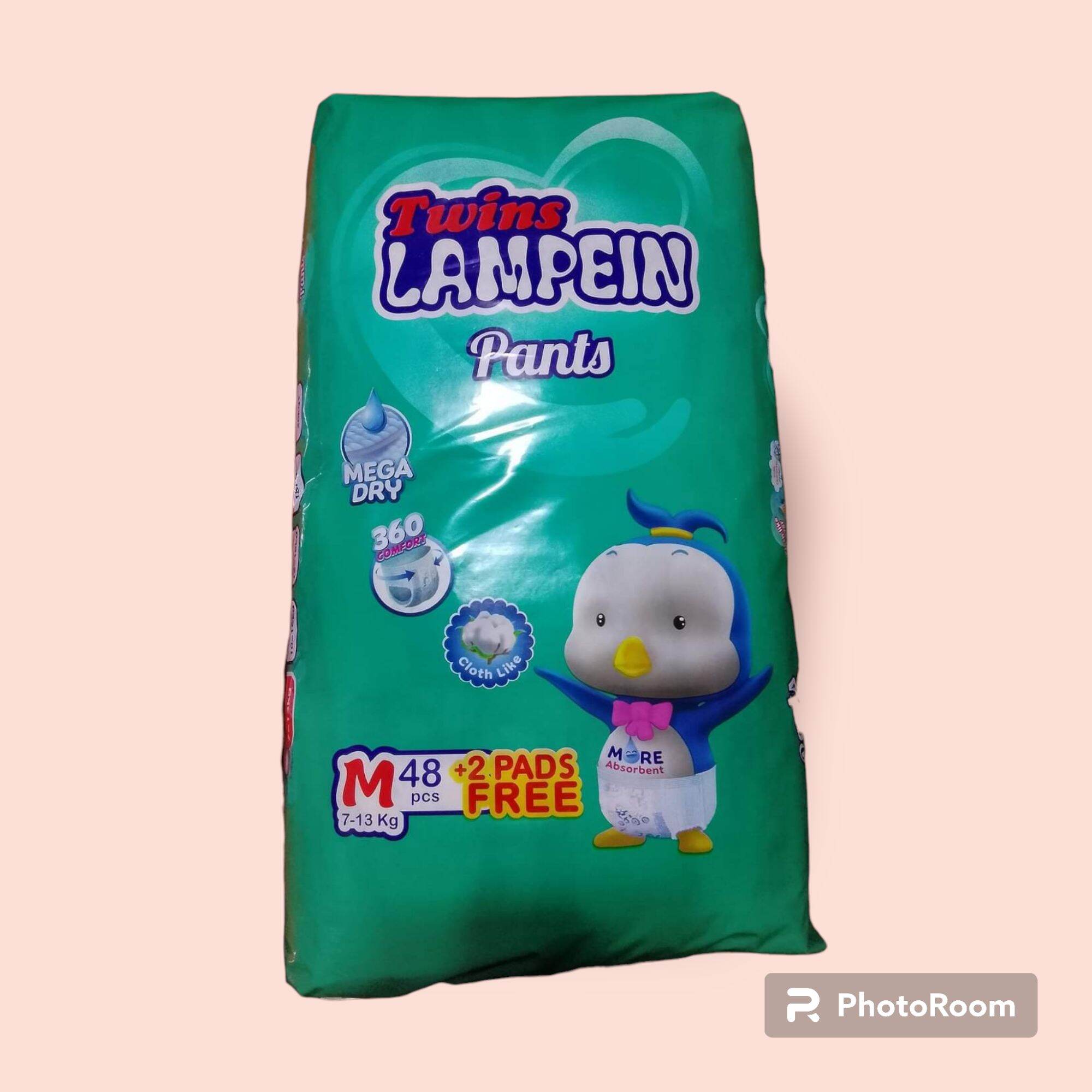 New Twins LAMPEIN PANTS Diaper Jumbo Pack Lazada PH