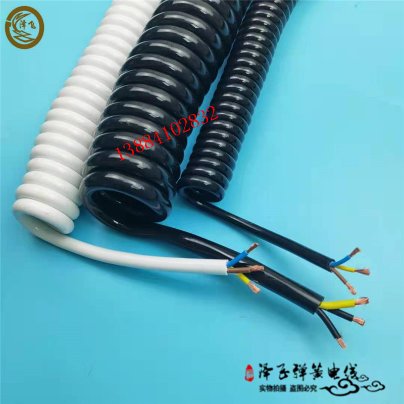 6 Core Shielded Spring Cable, Spring Cable Spring 3 Core