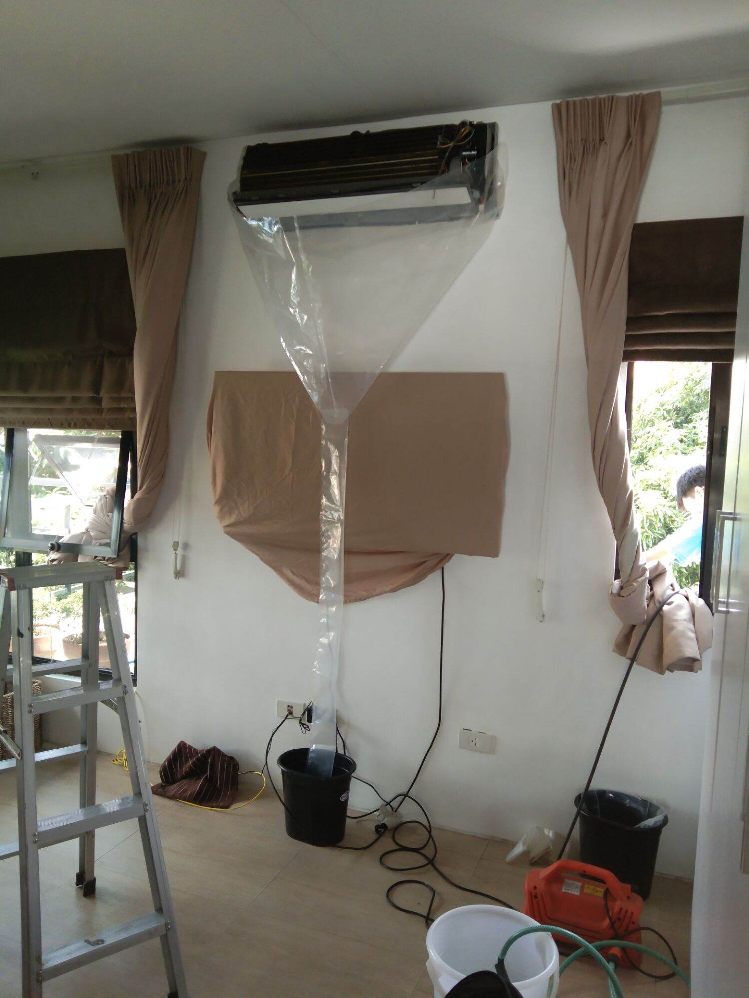 aircon wash bag 13 hp clear 200microns thickness