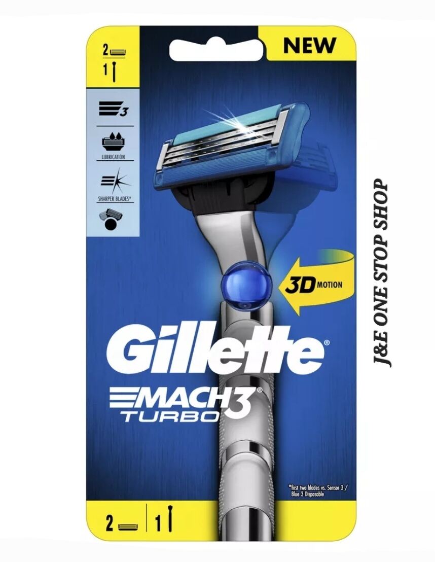 Gillette Mach 3 Turbo 3D Motion Razor