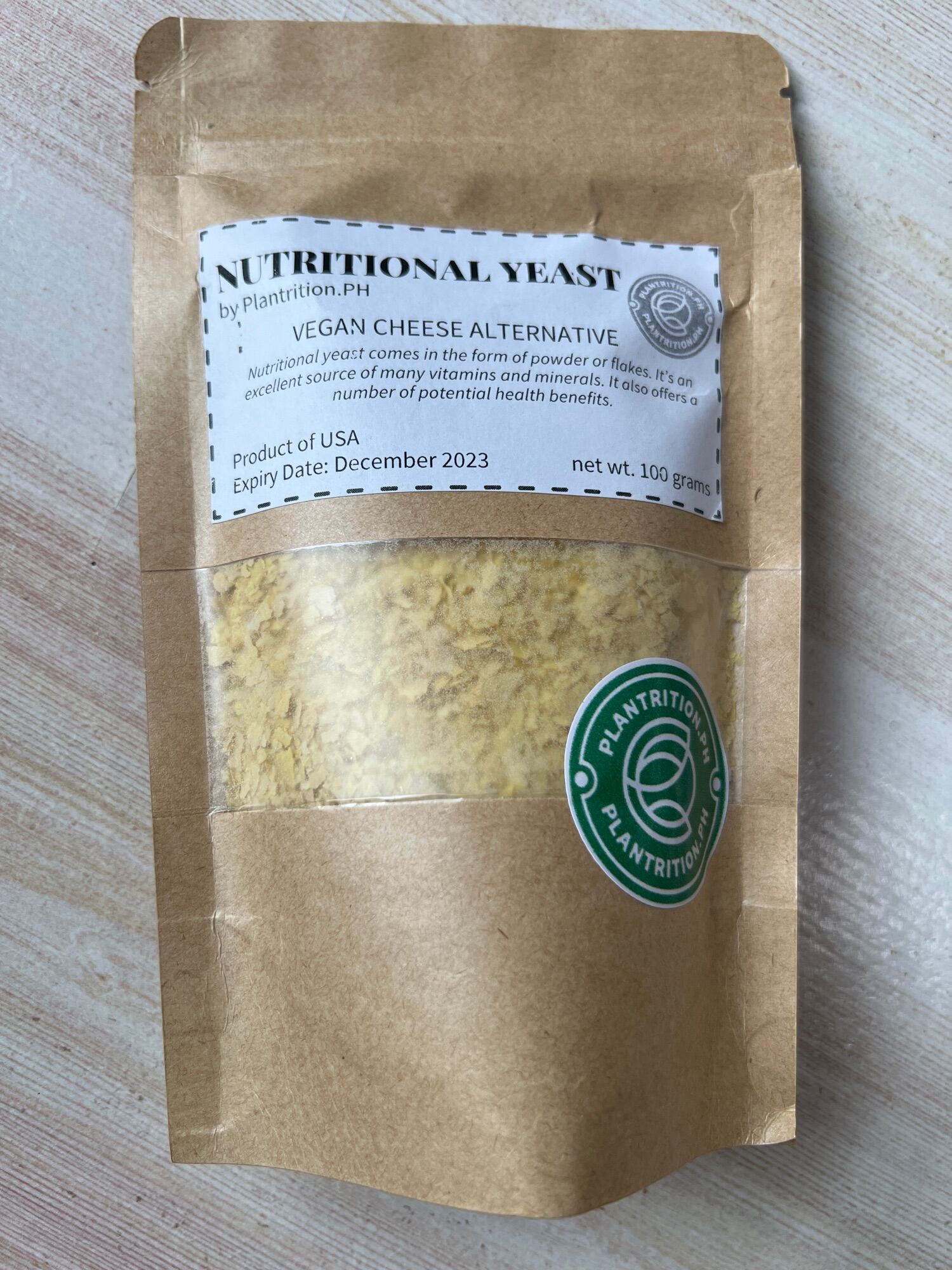 Nutritional Yeast - 100 grams (repacked). 