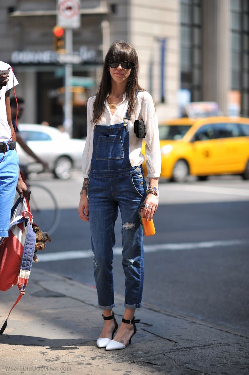 Street style baggy overall jumper jumpsuit denim Womens Fashion Dresses   Sets Jumpsuits on Carousell