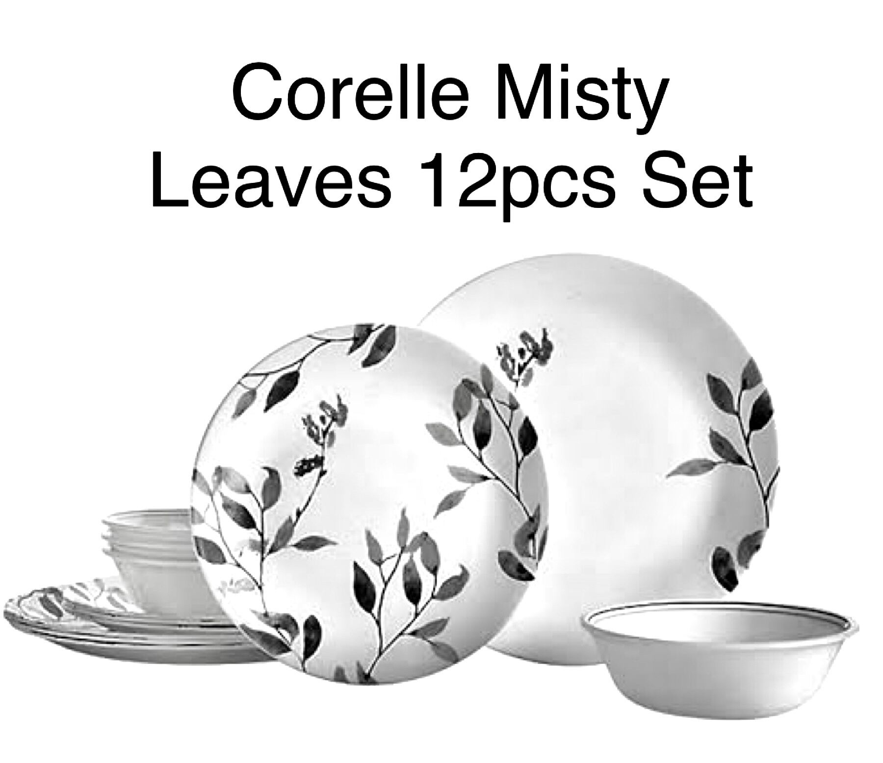 Corelle Misty Leaves 12pcs Dinnerware Set Lazada PH