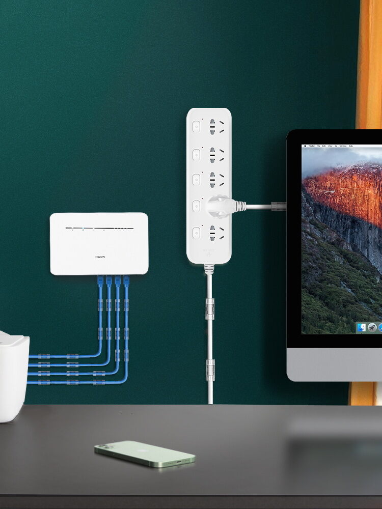 Wire Holder Cable Routing Handy Gadget Punch-Free Wall Cable Clamp Self ...