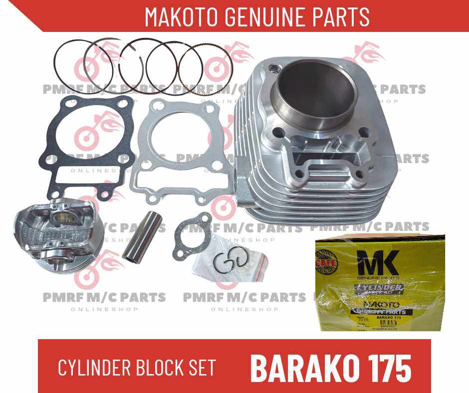 kawasaki barako 175 cylinder block kit (barako1) MAKOTO Lazada PH