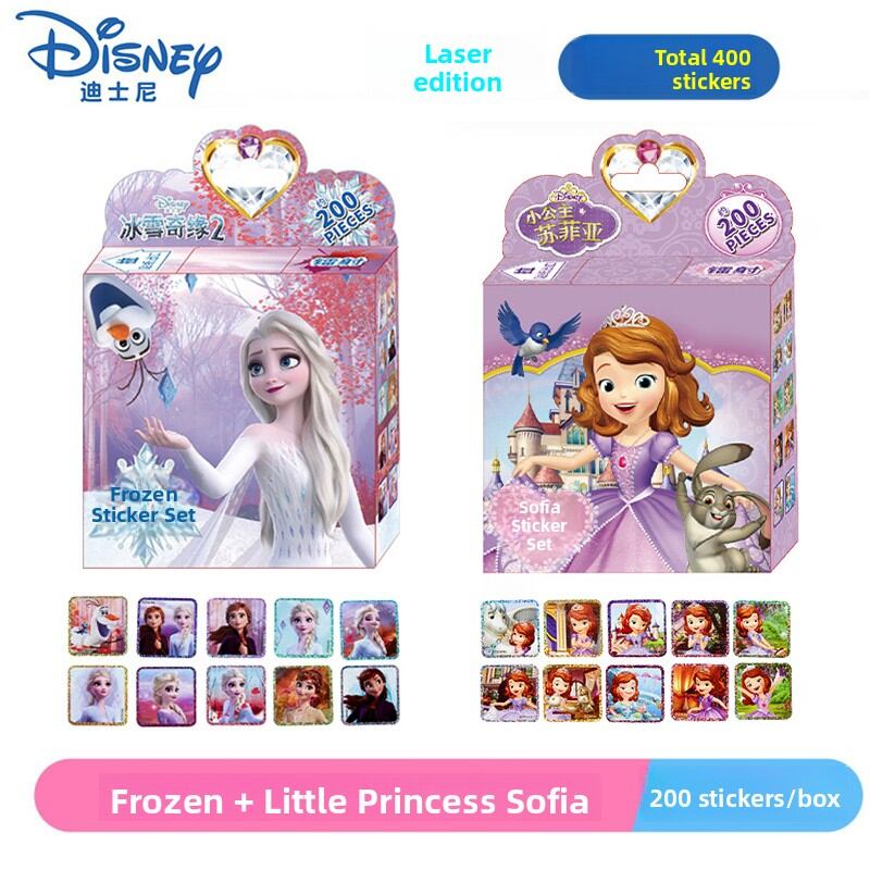 JIELI | Disney Princess Stickers for Girls - My Little Pony Frozen Reward Stickers Scrapbooking Decorations